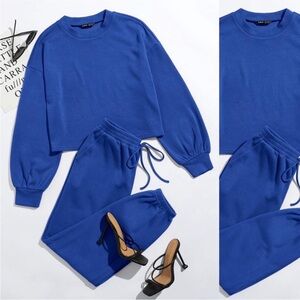 Women's Green Sweatpants Set